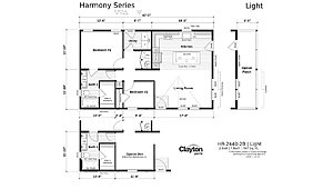 Harmony Series / Light HR-2440-2B Layout 92159
