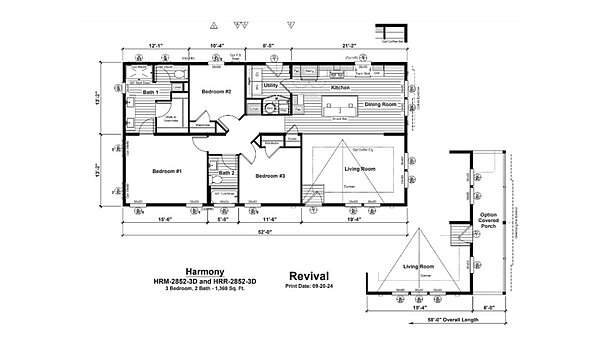 Harmony Series / Revival HRM-2852-3D Layout 115573