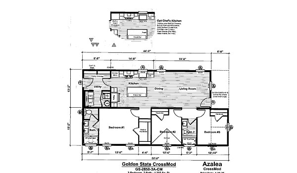 CrossMod / Azalea GS-2850-3A-CM Layout 134902