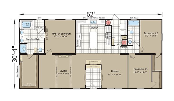 Elite Series / The Silver Birch 3262-02 Layout 62572