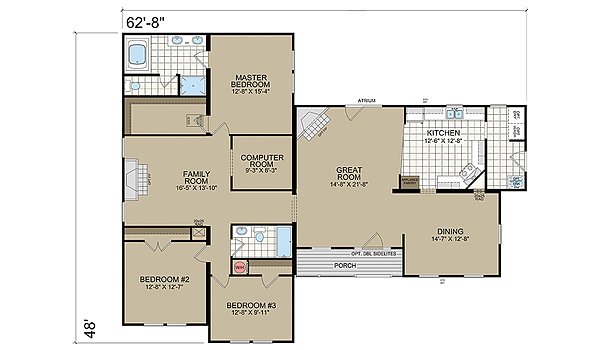 Atlantic Modular / The Homestead 581 Layout 62692