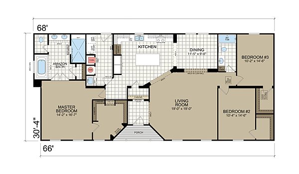 Atlantic Modular / The Archdale 3266-01 Layout 62720