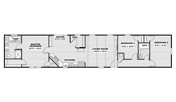 The Anniversary / Farmhouse 35ANN16763FH Layout 54305