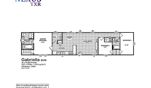 Nexus TXR / Gabriella 9576 Layout 47607