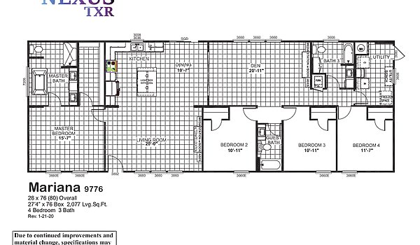 Nexus TXR / Mariana 9776 Layout 47611