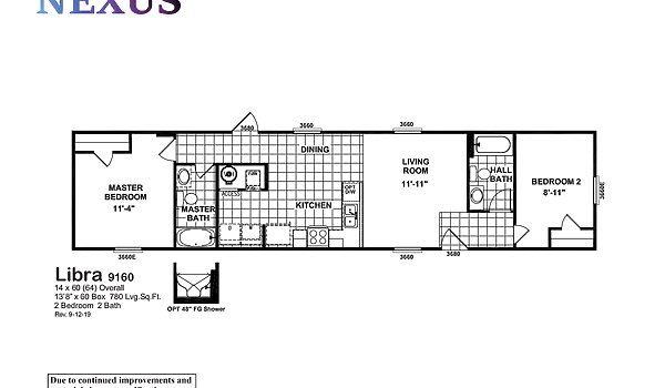 Nexus / Libra 9160 Layout 47613