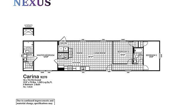 Nexus / Carina 9270 Layout 47617