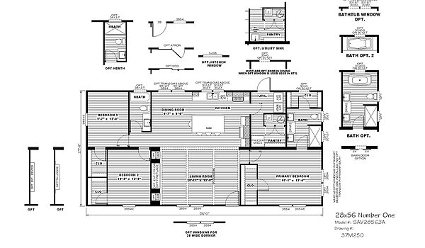 Savannah Living / Number One 37SAV28563AH Layout 8426