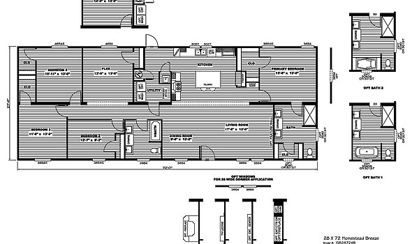 Promotional / Homestead Breeze 37ISB28724BH Layout 54476