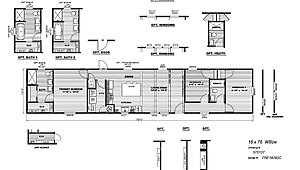 Freedom Collection / Willow 37FRE16763CH Layout 70635