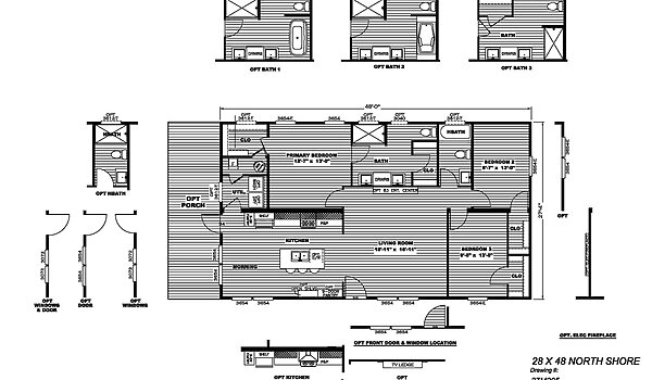 Savannah Living / Northshore 37SAV28483AH Layout 70640