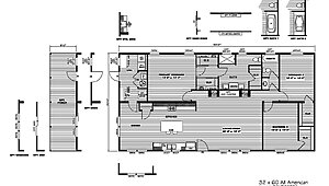 Savannah Living / All American 37SAV32603AH Layout 103488