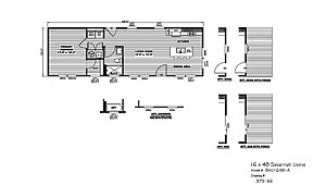 Savannah Living / Lakeside Cottage 37SAV16481AH Layout 144002