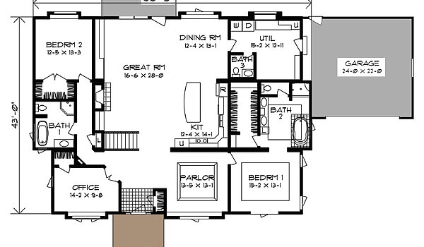 Single Story / Wellington Layout 11032