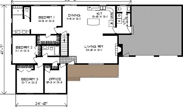 Single Story / Carolina Layout 11081