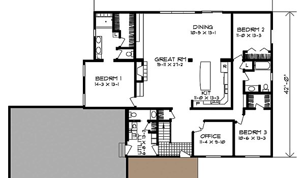 Single Story / Sierra Layout 11083