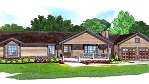 Ranch Homes / Applewood C Exterior 57807
