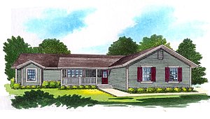 Ranch Homes / Claremont D Exterior 57804