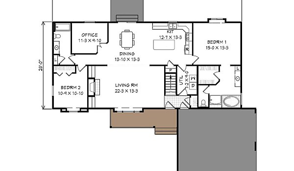 Single Story / Claremont Layout 57804