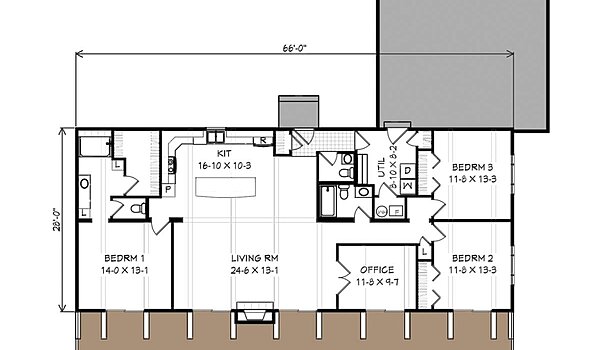 Single Story / Aspen Layout 97482