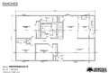 Ranch Homes / Pepperwood B Layout 11098