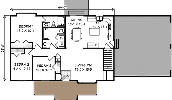 Single Story / Pepperwood Layout 97451