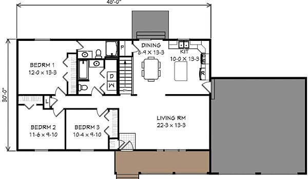 Single Story / Pepperwood Layout 97452