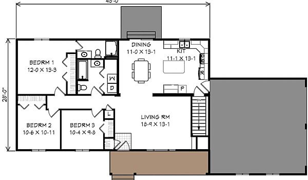 Single Story / Pepperwood Layout 97453