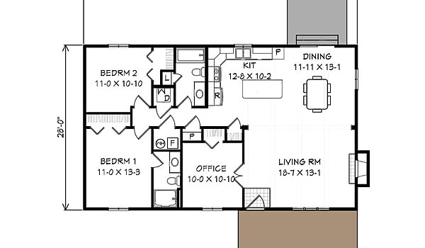 Single Story / Pepperwood Layout 97454