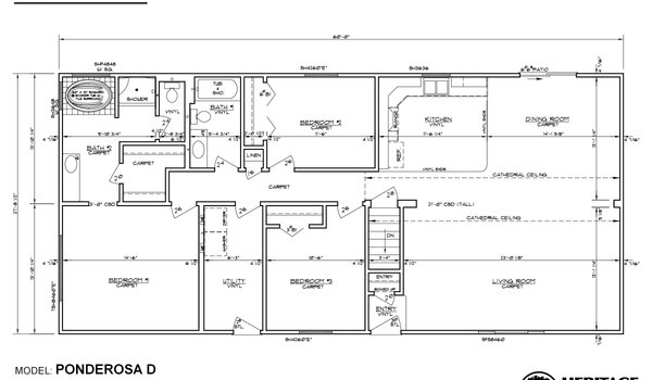 Prow Homes / Ponderosa D Layout 11125