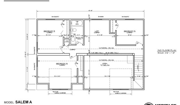 Two Story / Salem Layout 11249