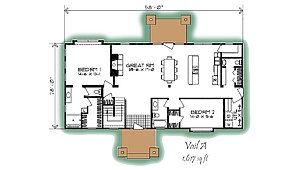 Ranch Homes / The Vail A Layout 56472
