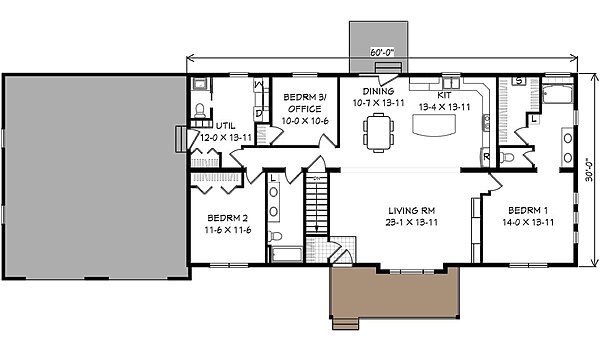 Single Story / Seward Layout 56476