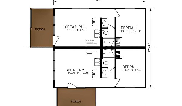 Cabin Series / Rocky Mountain Layout 97510