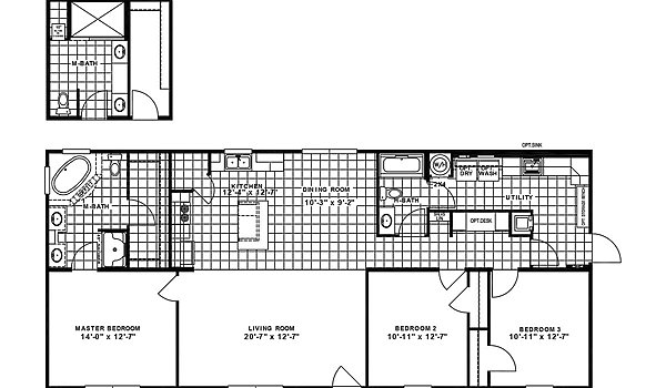 Standard / The Villette 27MRE28603AH Layout 53997