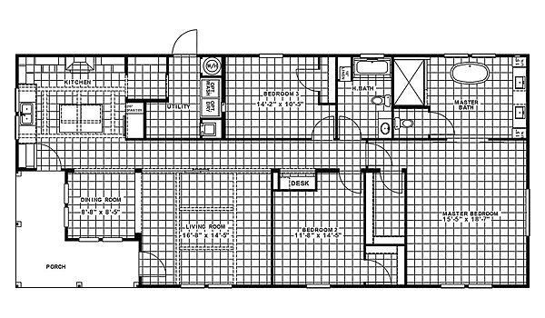 Elite / The Southern Charm 27ELN32663BH Layout 54002