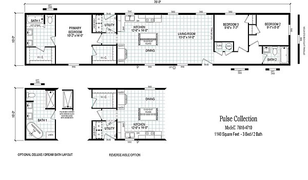 Pulse Series / 7616-4710 96PLH16763AH Layout 140850