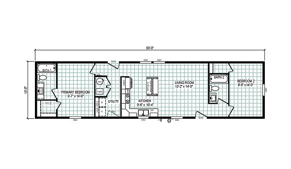 Clear Choice Community Series / Cornerstone 60 6016-CC01 95CCS16602BH Layout 151778