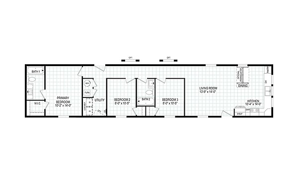 Clear Choice Community Series / Harborview 70 7016-CC03 96CCS16703CH Layout 151801