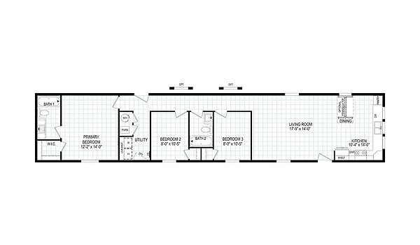 Clear Choice Community Series / Harborview 76 7616-CC03 96CCS16763CH Layout 151888