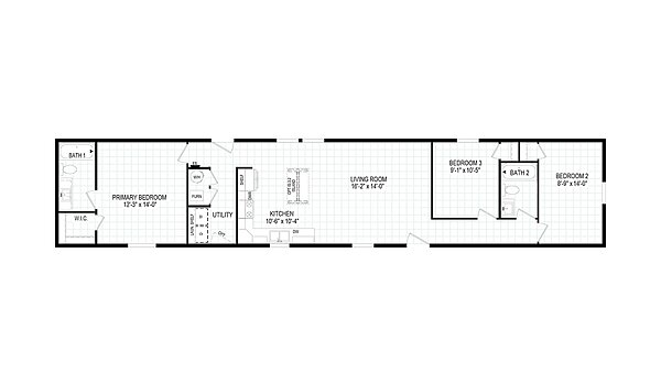 Clear Choice Community Series / Cornerstone 76 7616-CC01 96CCS16763BH Layout 151910