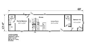 SOLD / Hot Floor Plan - Order yours today! The Deuce 1460H22P01 Lot #9 Layout 56251