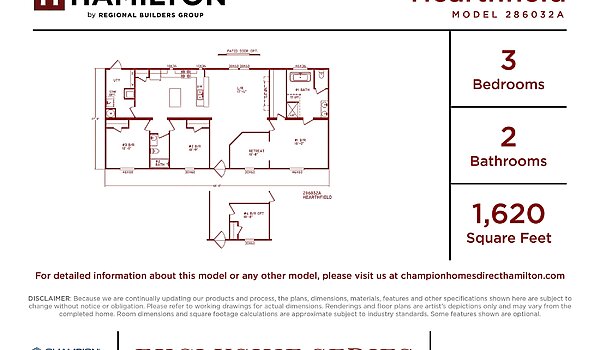 Exclusive Series / Hearthfield 286032A Layout 133408