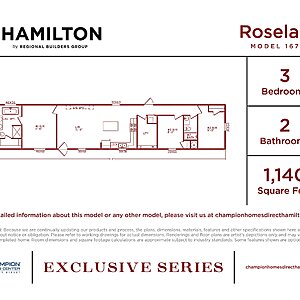 Exclusive Series / Roseland 167632R Layout 133447