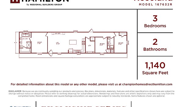 Exclusive Series / Roseland 167632R Layout 133447