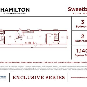 Exclusive Series / Sweetbay 167632T Layout 133470