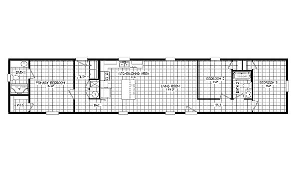 Right Choice / 207-1 54RCH16763CH Layout 134734