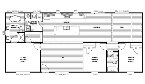 NXT / The Isabella 52NXI28603AH Layout 24558