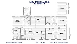 Ivory Oak Series / Lazy Creek Landing 52-3272-53-1 Layout 150449