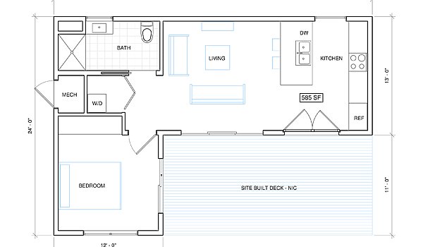 Standard ADU / Jacaranda 585 Layout 34290